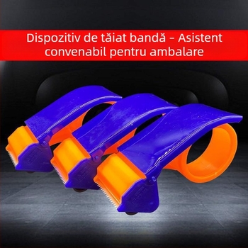 Tăietor de bandă transparentă și dispenser de ambalare