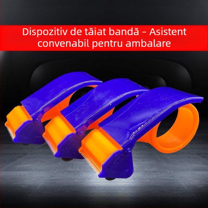 Tăietor de bandă transparentă și dispenser de ambalare