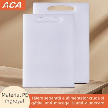 Tocător din plastic pentru bucătărie, antibacterian, rezistent la mucegai, îngroșat, pentru legume și fructe, cu două fețe, antiderapant