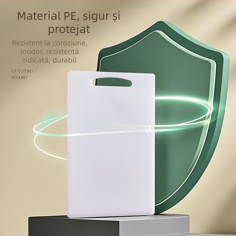 Tocător din plastic pentru bucătărie, antibacterian, rezistent la mucegai, îngroșat, pentru legume și fructe, cu două fețe, antiderapant