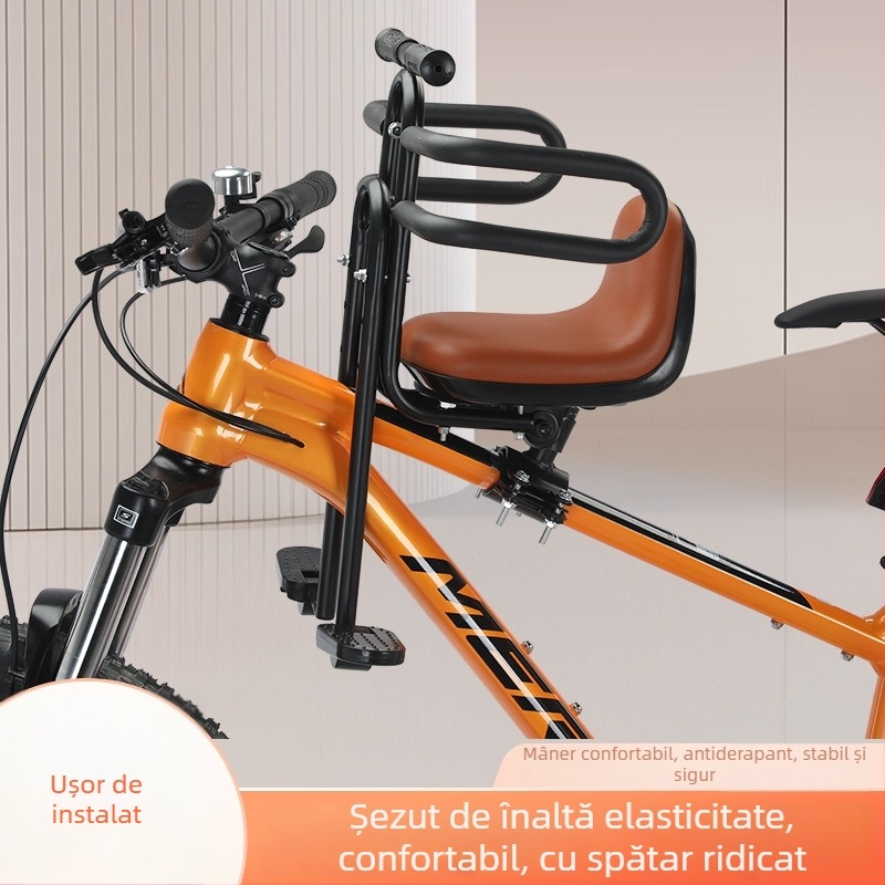 Șa frontală pentru copil pentru biciclete de munte și biciclete pliabile