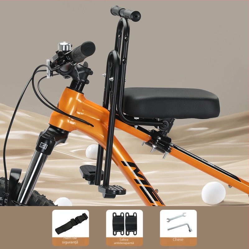 Șa frontală pentru copil pentru biciclete de munte și biciclete pliabile