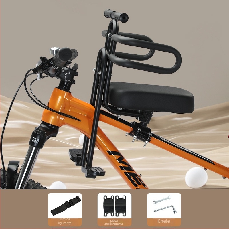 Șa frontală pentru copil pentru biciclete de munte și biciclete pliabile