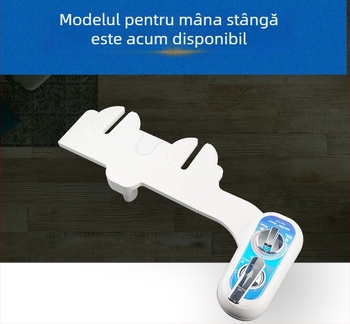 Ami1630 Modelul stâng – capac de toaletă inteligent cu încălzire instantanee, jet de bidet pentru curățarea corpului, reglare presiune apă, duză auto-curățare