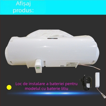 Blue Weibao capac de toaletă încălzit automat, cu închidere moale, distanță reglabilă între găuri de montaj 13–18 cm, model G01