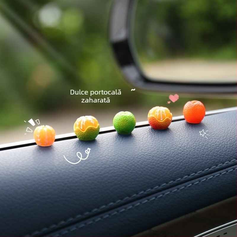 Decorațiuni pentru interior auto, ornamente pentru consola centrală, accesorii din rășină în stil desen animat