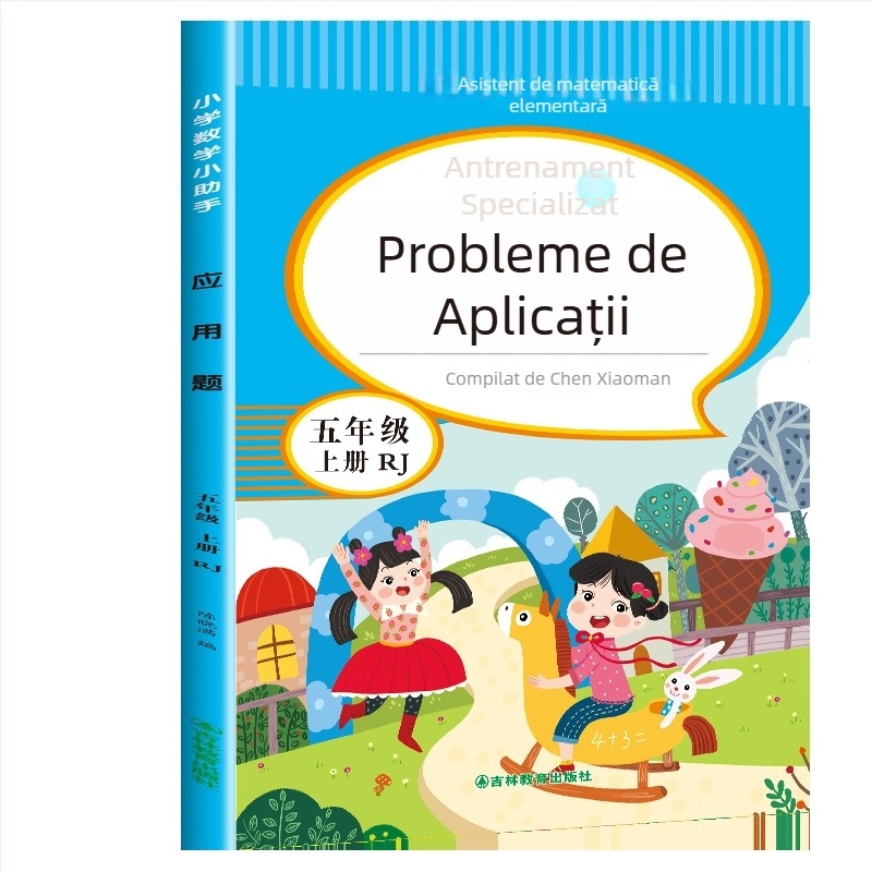 Probleme de matematică cu aplicații pentru clasele 3–6, ediție color, exerciții de pregătire conforme cu programa