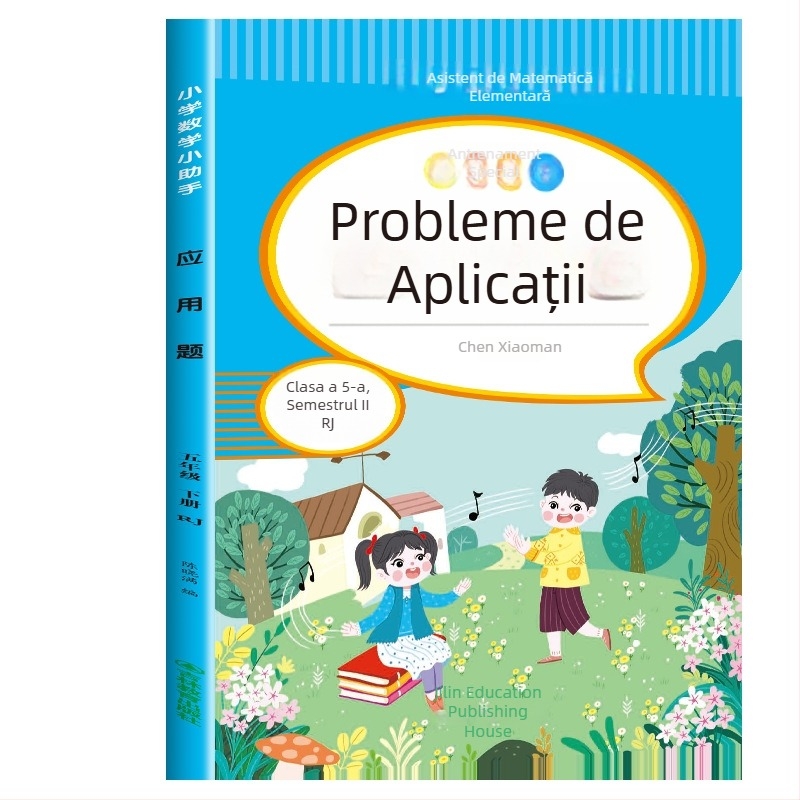 Probleme de matematică cu aplicații pentru clasele 3–6, ediție color, exerciții de pregătire conforme cu programa