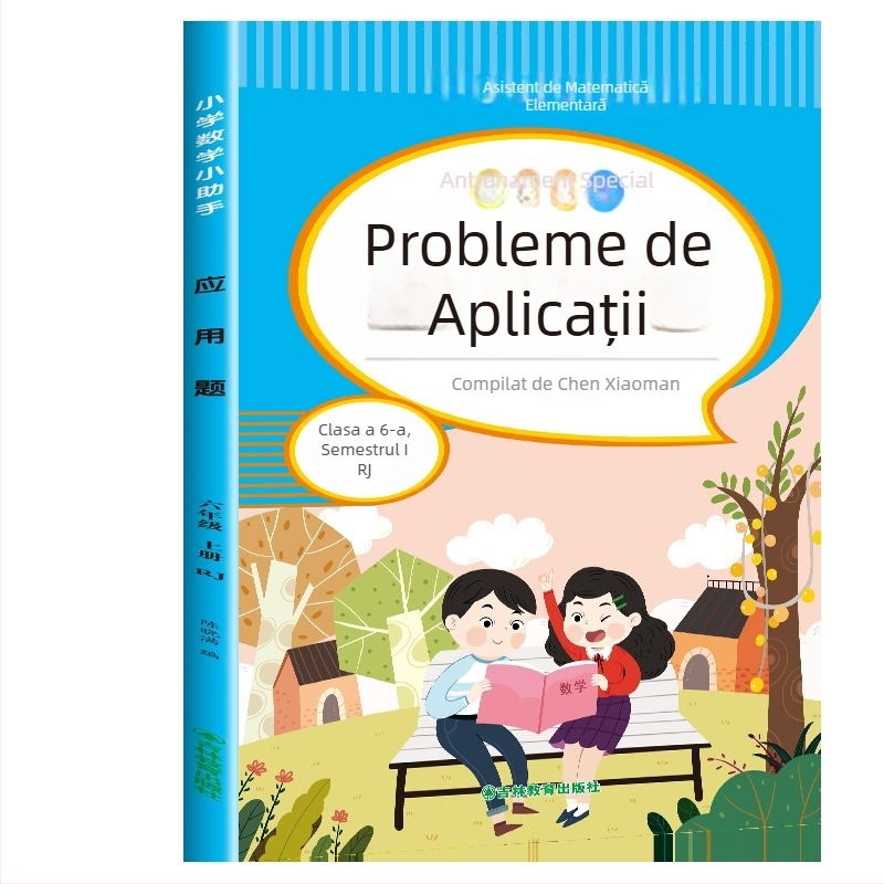 Probleme de matematică cu aplicații pentru clasele 3–6, ediție color, exerciții de pregătire conforme cu programa
