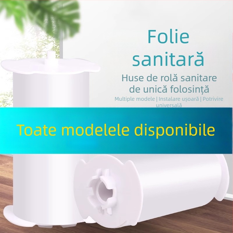 Husă automată pentru șezutul toaletei cu folie de unică folosință