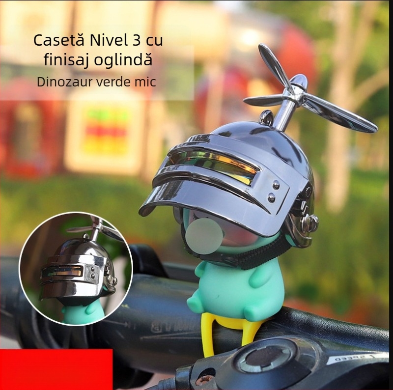 Decorațiune pentru motocicletă: pluș pisicuță din cauciuc, cu motiv dragonfly, accesoriu pentru cască ce luminează