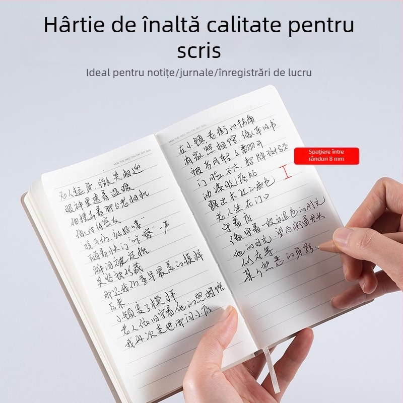 Caiet A6 cu pix, siglă personalizată, carnet de buzunar portabil