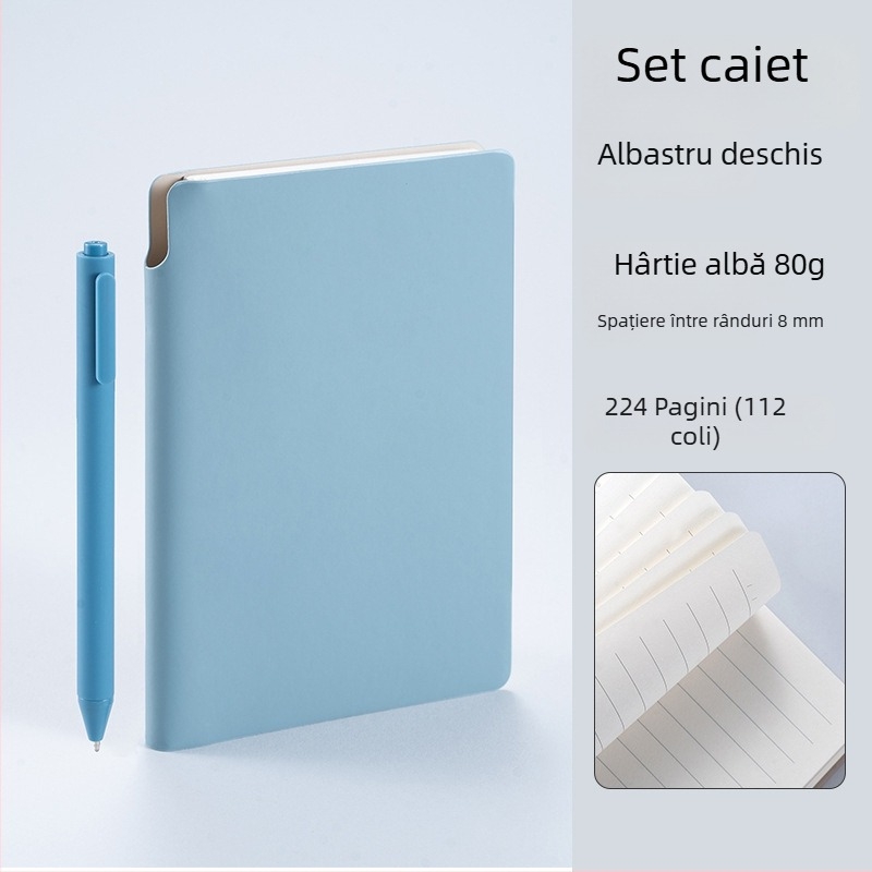 Caiet A6 cu pix, siglă personalizată, carnet de buzunar portabil