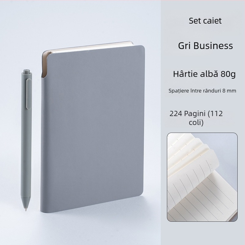 Caiet A6 cu pix, siglă personalizată, carnet de buzunar portabil