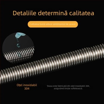 conductă flexibilă ondulată din oțel inoxidabil 304 pentru intrare apă la boiler și alimentare WC (apă caldă și rece)
