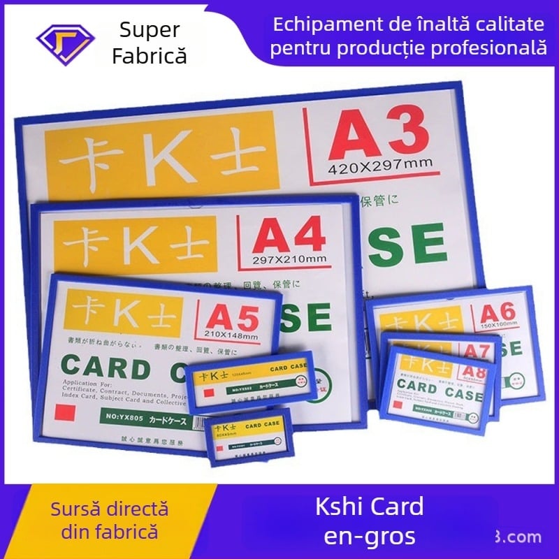 Plicuri magnetice din PVC pentru carduri, dimensiuni A4, A3 și A6, geantă pentru fișiere A5 pentru tablă albă, etichete pentru rafturi 501-502