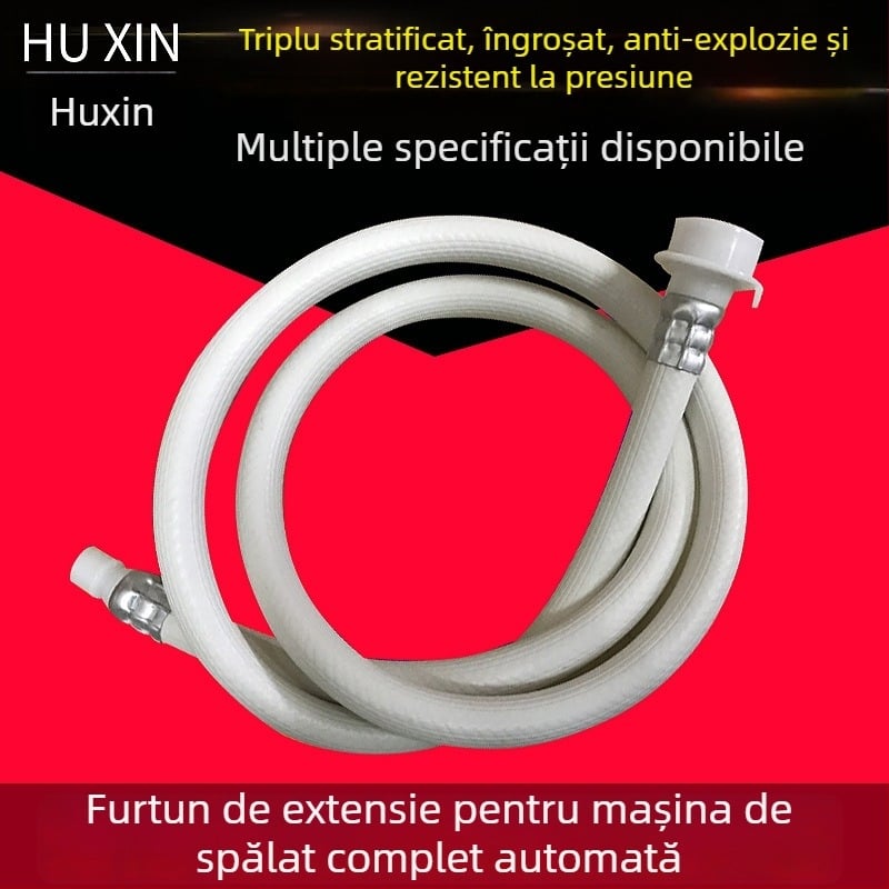 Furtun extensibil de alimentare cu apă pentru mașina de spălat cu încărcare de sus