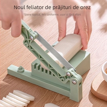 Unealtă mini din oțel inoxidabil pentru tăierea prăjiturii din orez lipicios și burta de porc, tăiere rapidă pentru uz casnic