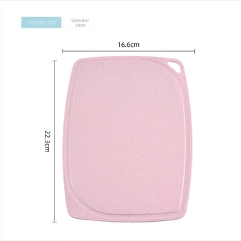 Tocător din paie de grâu, pentru uz casnic și cămin studențesc, compact pentru pregătirea hranei bebelușilor.