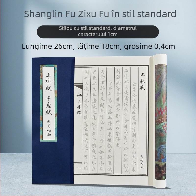 Shanglinfu Carte de exerciții pentru caligrafie pentru adulți cu pix dur – Scriere regulată, Slim Gold stil