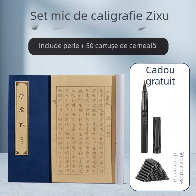 Shanglinfu Carte de exerciții pentru caligrafie pentru adulți cu pix dur – Scriere regulată, Slim Gold stil