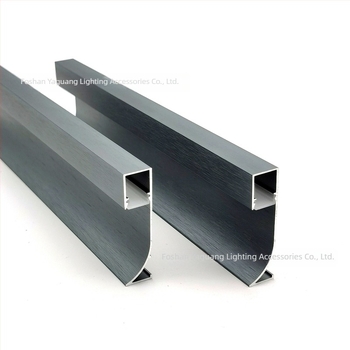 Kit canal din aluminiu pentru bandă LED, bandă LED rigidă, carcasa canalului de iluminat pentru mobilier, înălțime 50 mm