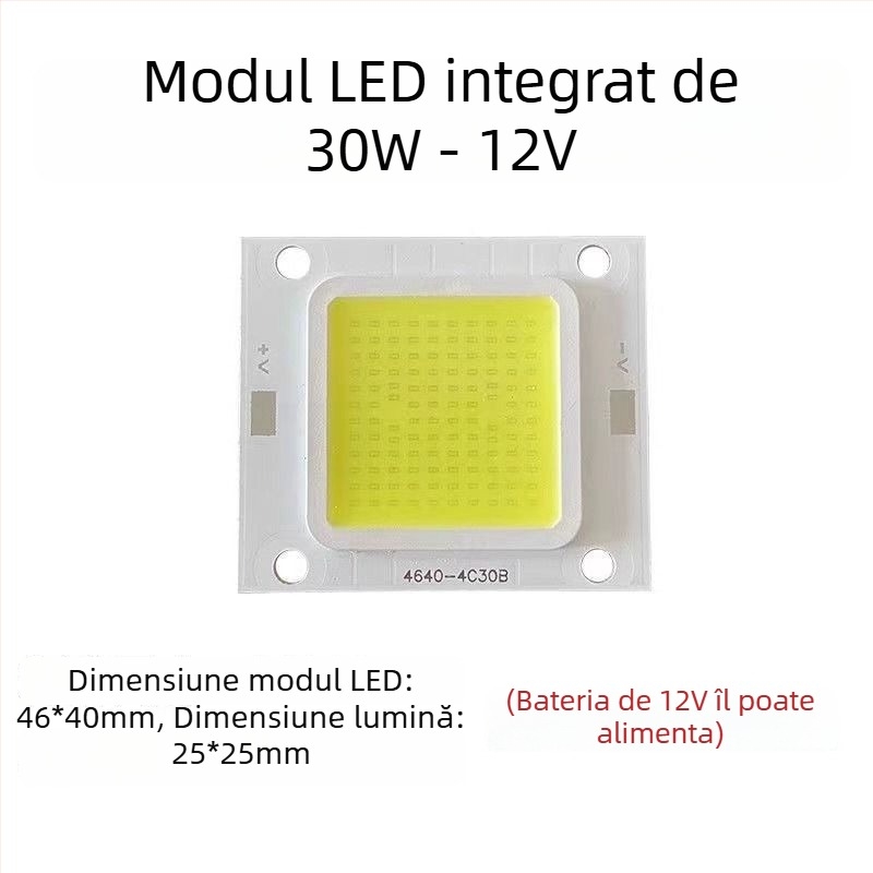 Guanyi lampă stradală solară, fără driver, panou LED încorporat, 30W/50W