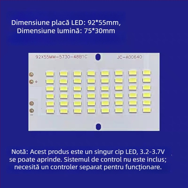 Guanyi lampă stradală solară, fără driver, panou LED încorporat, 30W/50W