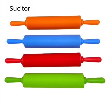 Rulou de bucătărie din silicon, alimentar, antiaderent, mic, pentru aluat, paste și foi de gyoză