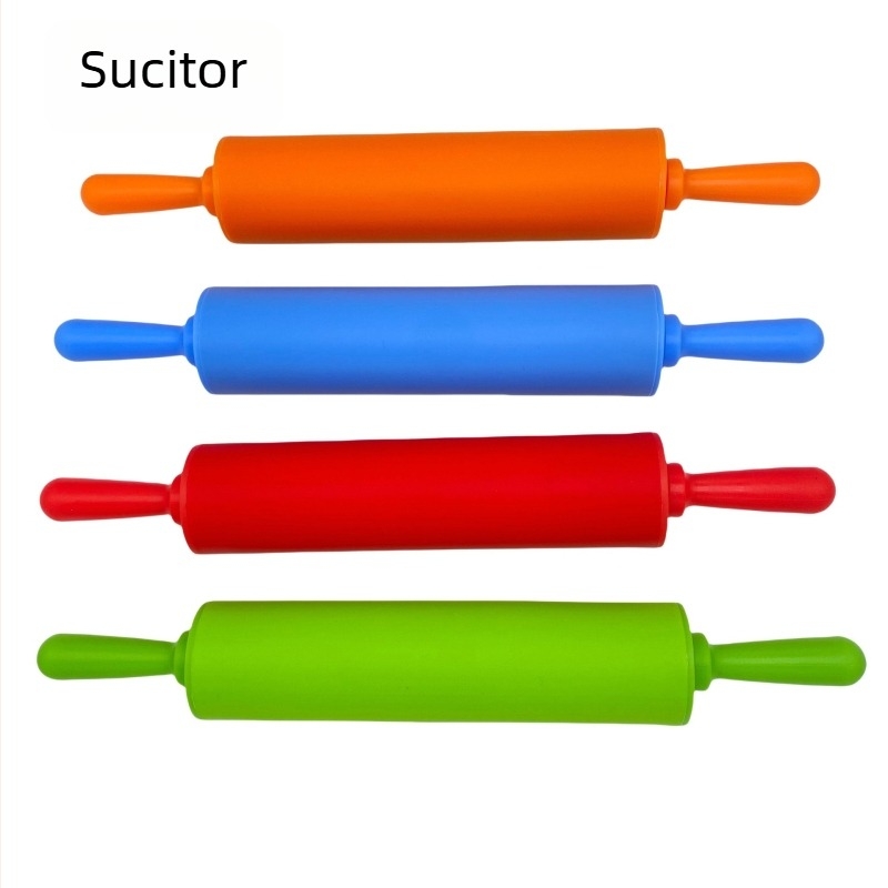 Rulou de bucătărie din silicon, alimentar, antiaderent, mic, pentru aluat, paste și foi de gyoză