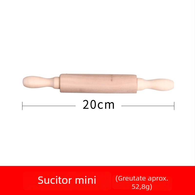 Set de unelte din lemn pentru modelarea lutului, placă de modelare și role de aluat – uz casnic