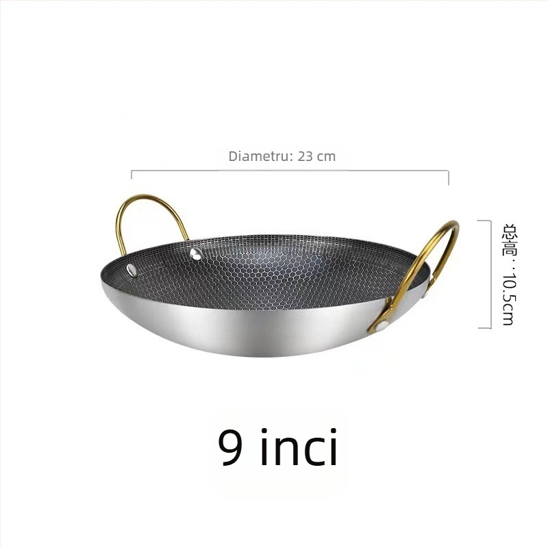 Oală fierbinte din oțel inoxidabil, grosime extra, pentru baruri și restaurante, vas uscat cu plită pe alcool, stil coreean, oală militară