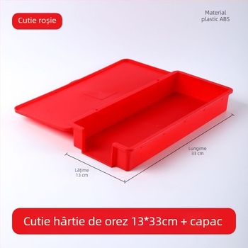 Cutie din plastic îngroșată pentru hârtie de orez lipicioasă, unealtă pentru hawthorn caramelizat și accesorii de ambalaj pentru hârtie de orez