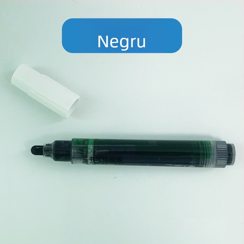 Marker pentru tablă albă care șterge fără urme, marker pentru tablă verde, marker reîncărcabil pentru predare, cerneală lichidă cu capacitate mare, pe bază de apă