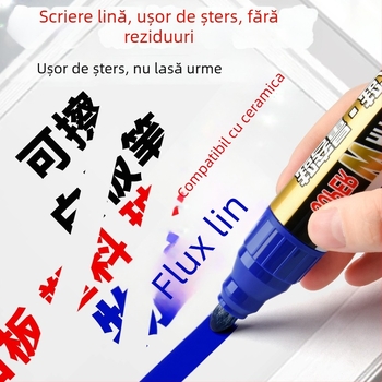 Marker uriaș pentru tablă albă, ștergător, pe bază de apă, negru pentru profesori, non-toxic, roșu pentru copii