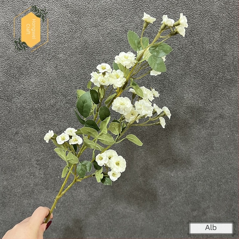 Trandafir de mătase artificial pentru decor de casă, aranjament floral european DIY, înălțime 75 cm