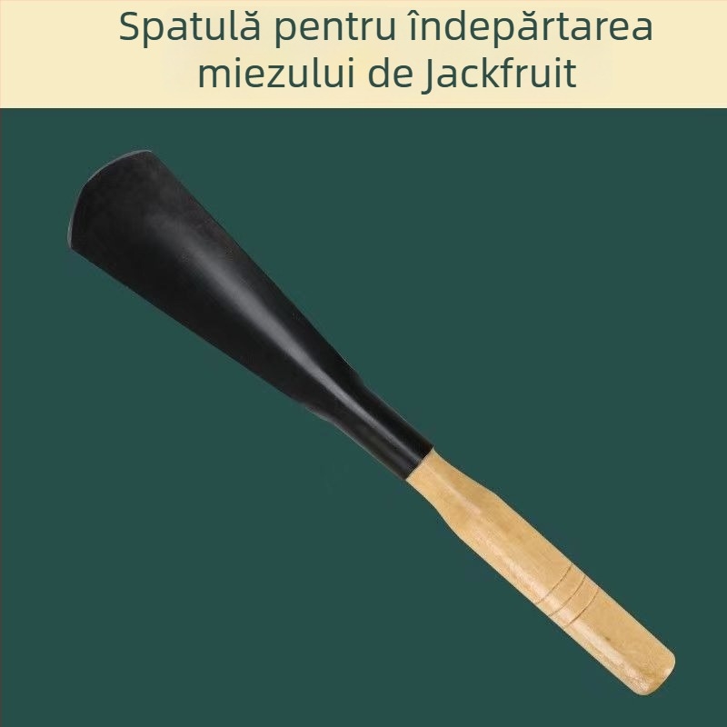 Cuțit pentru îndepărtarea miezului din jackfruit, lamă albă curbată — unealtă pentru fructe