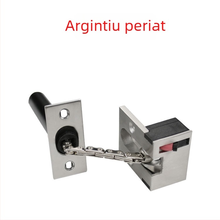 Zăvor ascuns pentru ușa de hotel cu lanț antifurt, din aliaj de zinc