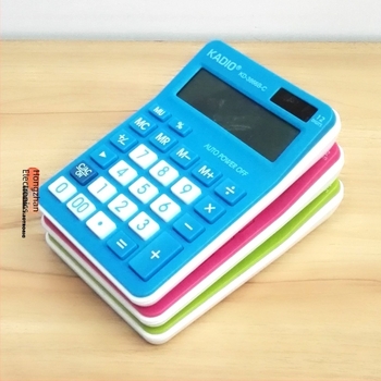 KADIO KD-3866B-C calculator de birou cu 12 cifre pentru contabilitate, design color caricatură