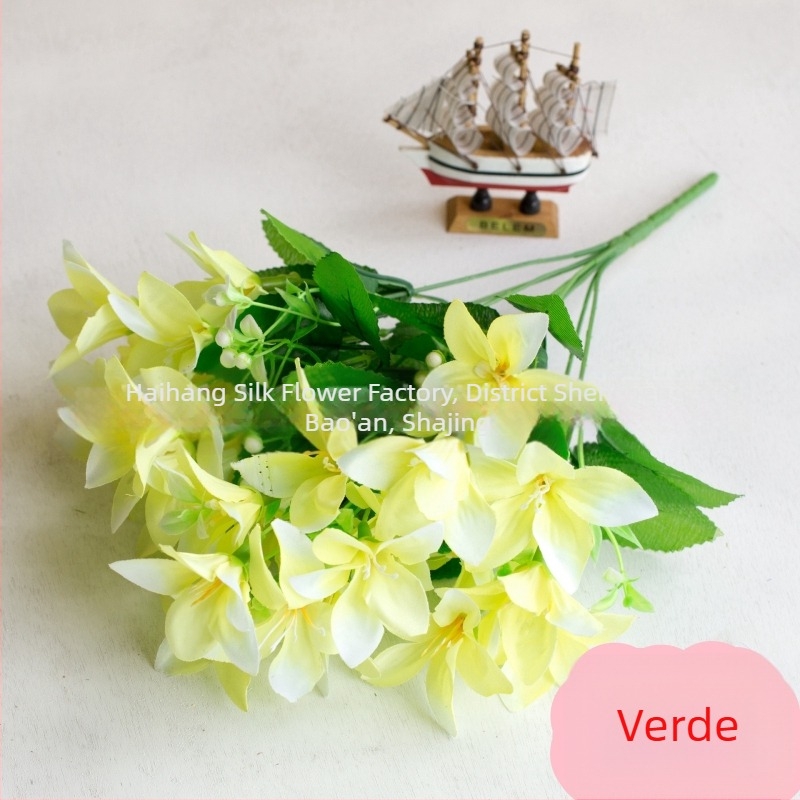 Buchet de 30 crini artificiali, tije înalte, decor pentru casă