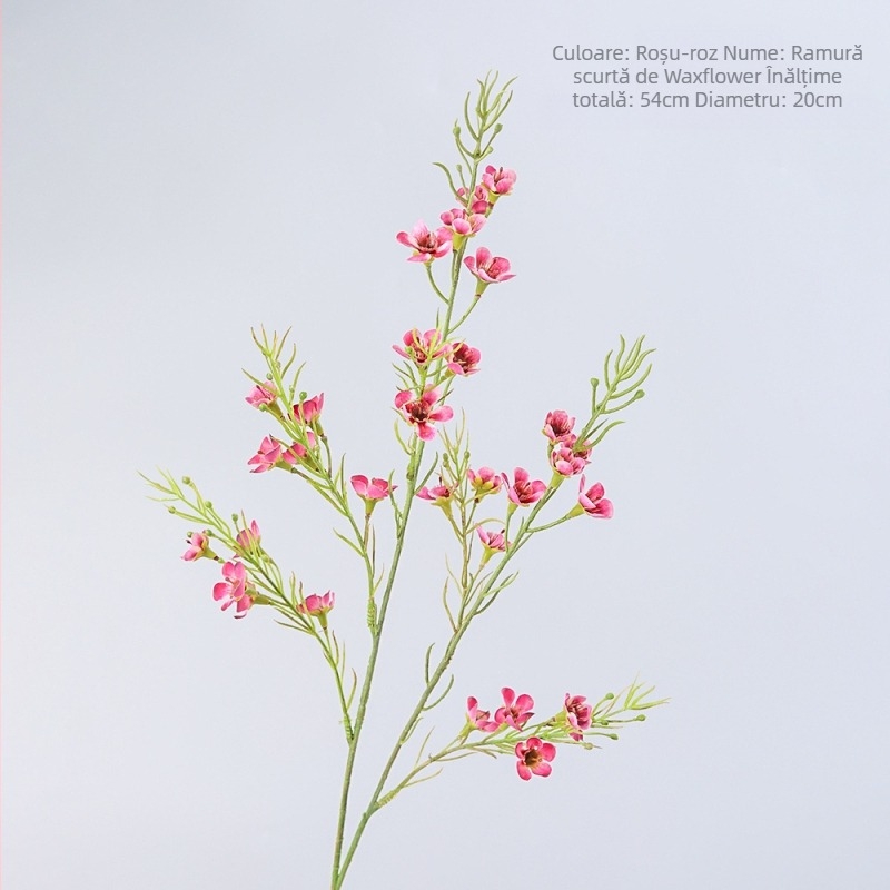 Ramuri de flori din mătase: Wintersweet și flori de prune înflorite, pentru nunți, decor acasă și recuzită fotografică