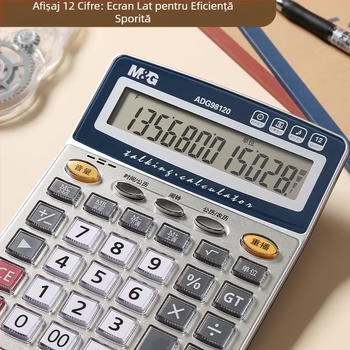 Calculator financiar Adg 98120, cu afișaj de 12 cifre