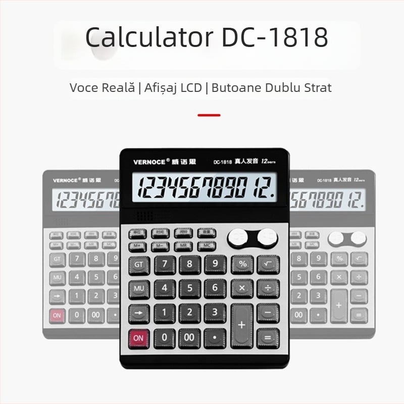 Calculatoare de birou cu funcție vocală, ecran mare și taste mari pentru contabilitate financiară