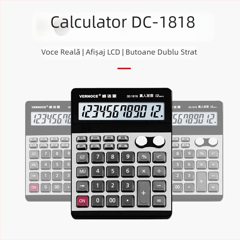 Calculatoare de birou cu funcție vocală, ecran mare și taste mari pentru contabilitate financiară
