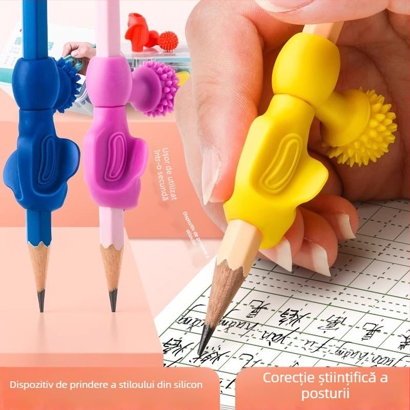 Prindere pentru pix pentru copii — corector de postură pentru scriere pentru începători