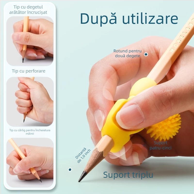 Prindere pentru pix pentru copii — corector de postură pentru scriere pentru începători