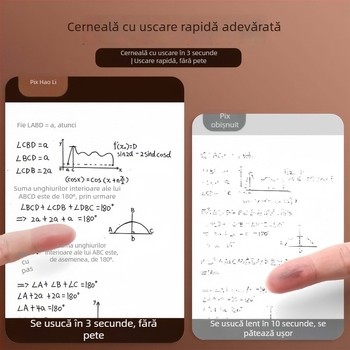 Haoli Coffee pix gel în stil european, retractabil, 0,5 mm cerneală neagră, pentru scriere și semnare