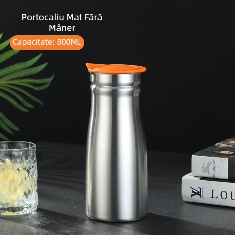 Ceainic de apă din oțel inoxidabil, izolație în vid, capacitate mare, stil european