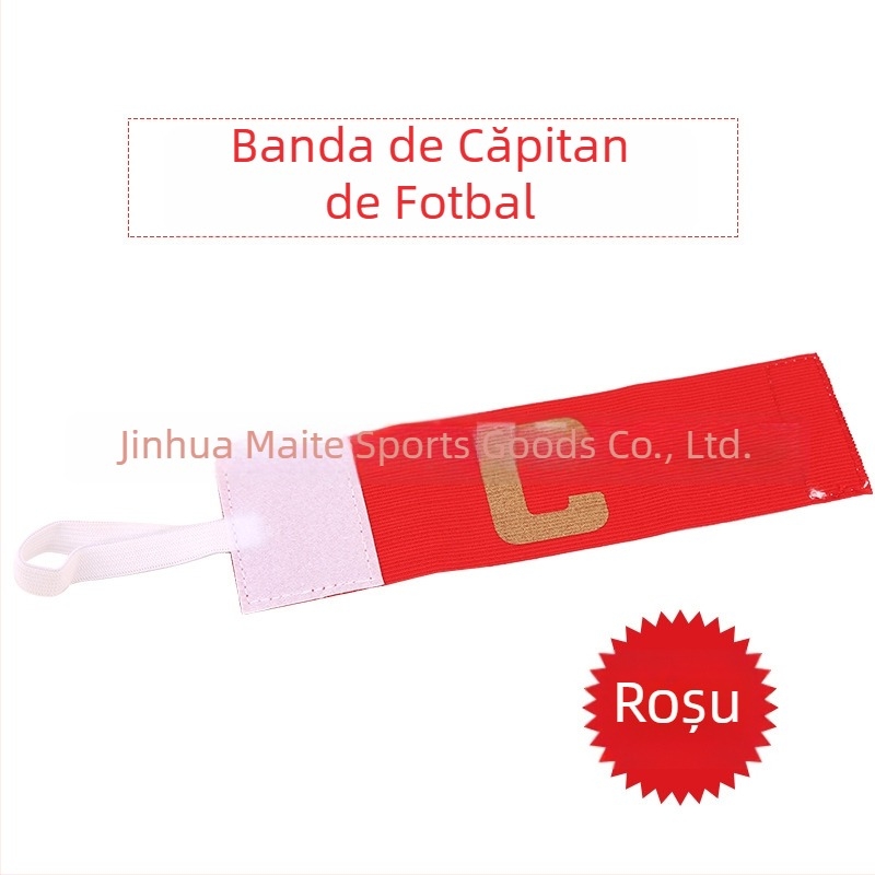 Brățară de căpitan pentru fotbal, pentru antrenamente și meciuri, Velcro pentru copii, emblemă de echipă pentru exterior, imprimare logo disponibilă