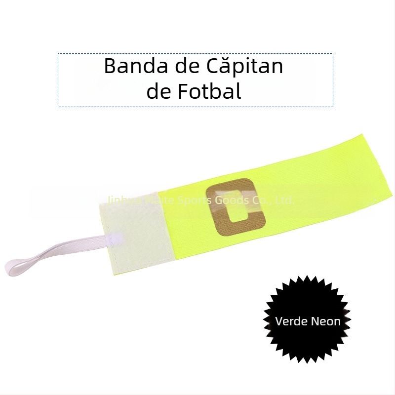 Brățară de căpitan pentru fotbal, pentru antrenamente și meciuri, Velcro pentru copii, emblemă de echipă pentru exterior, imprimare logo disponibilă